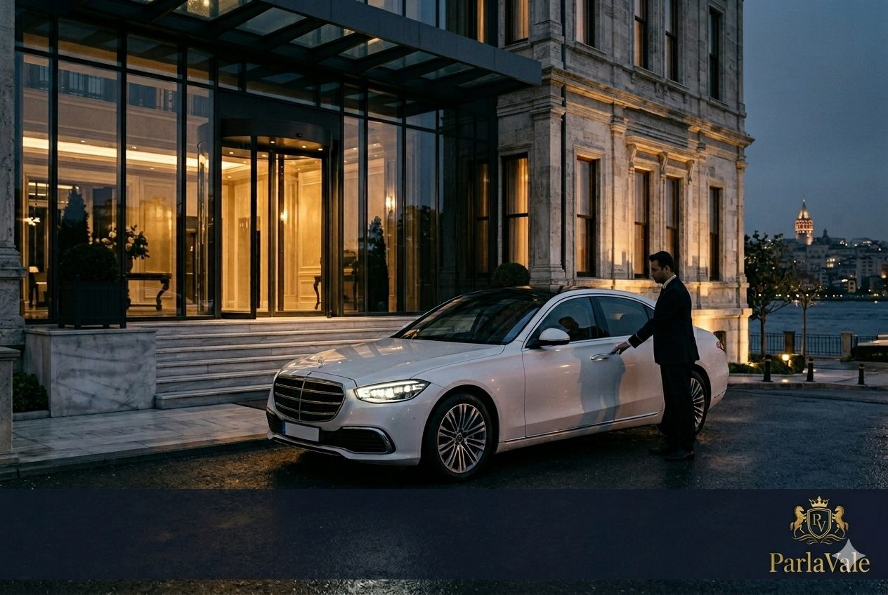 İstanbul özel misafir premium vale hizmeti lüks araç teslim