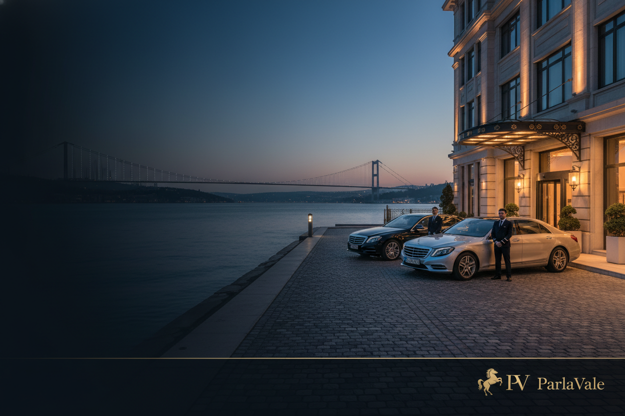 İstanbul Boğazı gece manzarası — ParlaVale